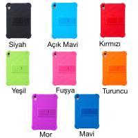 iPad Mini 6 (2021) Kılıf Standlı Silikon Tablet Kılıfı