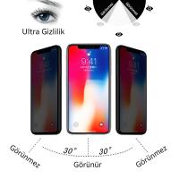 iPhone 11 Privacy Gizli Hayalet Tempered Cam Ekran Koruyucu