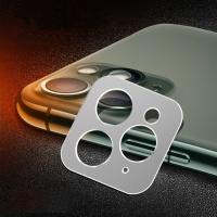 iPhone 11 Pro Max 3D Metal Kamera Lens Koruyucu Çerçeve
