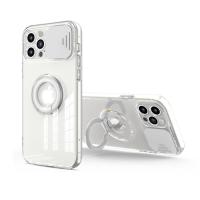 iPhone 11 Pro Max Sürgülü Kamera Lens Koruma Yüzük Silikon Kılıf
