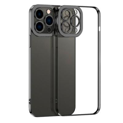 iPhone 11 Pro Renkli Kenar Fashion Lazer Çerçeveli Silikon Kılıf