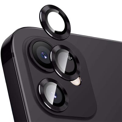iPhone 12 için 3D Metal Çerçeveli Kamera Lens Koruyucu