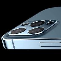 iPhone 12 için 3D Metal Kamera Lens Koruyucu Çerçeve