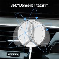 iPhone 12 Magsafe İçin Araç Havalandırma Magsafe Telefon Tutucu