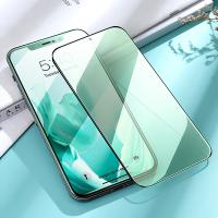 iPhone 12 Pro Anti-Blue Green Göz Koruma Full Ekran Koruyucu Tempered