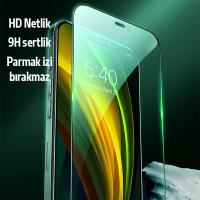 iPhone 12 Pro Anti-Blue Green Göz Koruma Full Ekran Koruyucu Tempered