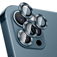 iPhone 12 Pro Max 3D Metal Çerçeveli Kamera Lens Koruyucu