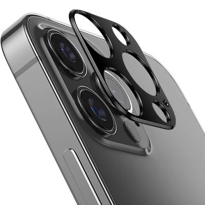 iPhone 12 Pro Max için 3D Metal Kamera Lens Koruyucu Çerçeve