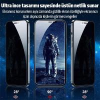 iPhone 12 Pro Max Privacy Hayalet Tempered Cam Ekran Koruyucu