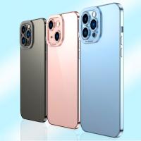 iPhone 12 Pro Max Renkli Kenar Lazer Çerçeveli Silikon Kılıf Fashion