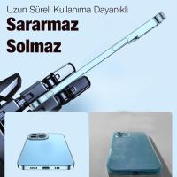 iPhone 12 Pro Max Renkli Kenar Lazer Çerçeveli Silikon Kılıf Fashion