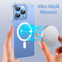 iPhone 13 6.1inç Magsafe Uyumlu Manyetik Kılıf Silikon Kılıf