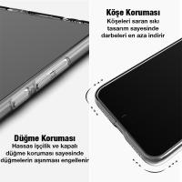 iPhone 13 Kılıf Kamera Korumalı Ultra İnce Şeffaf Silikon Kılıf