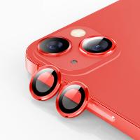 iPhone 13 Mini 3D Metal Çerçeveli Kamera Lens Koruyucu