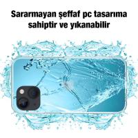 iPhone 13 Mini Kamera Korumalı Ultra İnce Şeffaf Silikon Kılıf