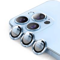 iPhone 13 Pro Max 3D Metal Çerçeveli Kamera Lens Koruyucu