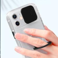 iPhone 13 Pro Max Sürgülü Kamera Lens Koruma Yüzük Silikon Kılıf