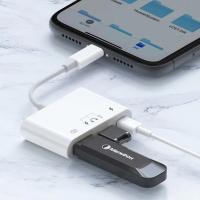 iPhone-Otg Hub Usb Type C To Kulaklık ve Usb Kamera Okuyucu Otg