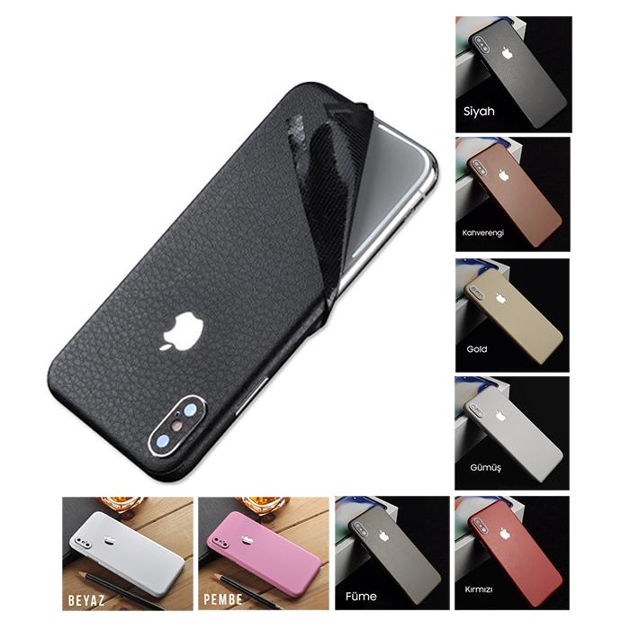 En Ucuz Iphone X Xs Deri Gorunumlu Arka Ve Yan Kaplama Sticker 35 90 Tl Cepevi