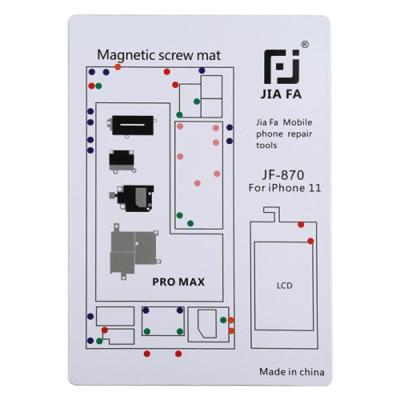 Jiafa JF870 iPhone 11 Pro Max Mıknatıslı Çalışma Hasırı Vida Göstergeli