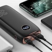 KUULAA 30000mAh Dijital Ekranlı PowerBank Type-C Hızlı Şarj+QC3.0