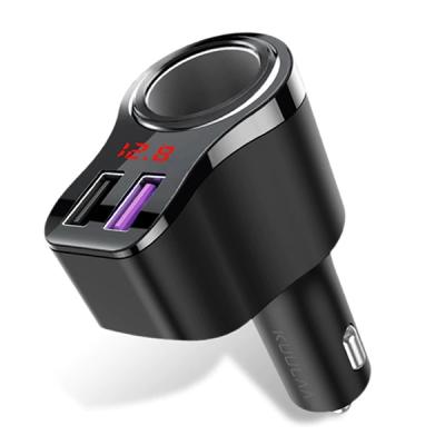 KUULAA 3.1A Çift USB Dijital Ekran Oto Çakmaklık Araç Şarjı Cihaz