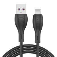 KUULAA Liquid Silikon iPhone 12-11-XR-8-7 Şarj Kablosu 2.4A 1mt