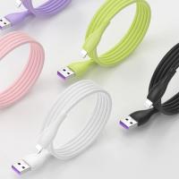 KUULAA Liquid Silikon iPhone 12-11-XR-8-7 Şarj Kablosu 2.4A 1mt