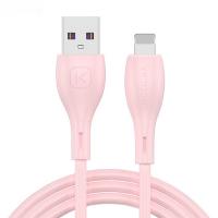 KUULAA Liquid Silikon iPhone 12-11-XR-8-7 Şarj Kablosu 2.4A 1mt