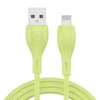 KUULAA Liquid Silikon iPhone 12-11-XR-8-7 Şarj Kablosu 2.4A 1mt