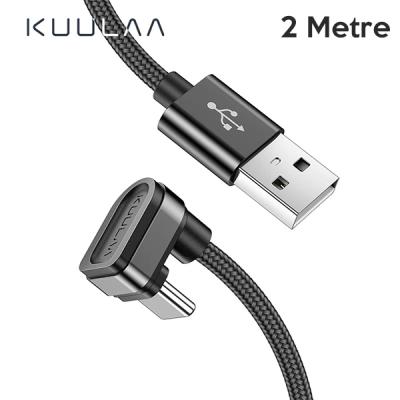 KUULAA U-Shape Mobile Game USB Type-C Oyuncu Şarj Kablosu 2 Metre