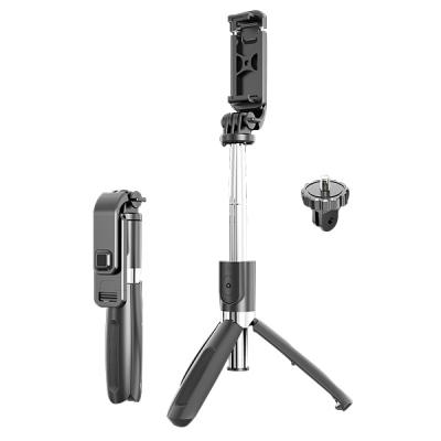 L02 4in1 Selfie Çubuğu Uzaktan Kumandalı Bluetooth Tripod