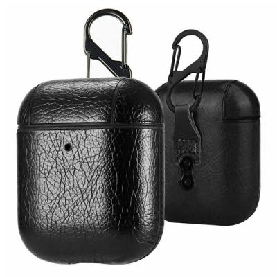 Leather Case Apple AirPods 1-2 için PU Deri Koruma Kılıfı