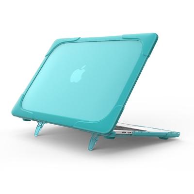 Macbook Air 13 A1369-A1466 Şeffaf Standlı Koruyucu Kılıf