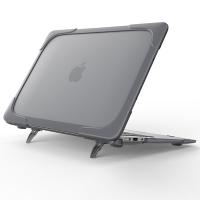 Macbook Air 13 A1932 2018-2019-2020 Şeffaf Standlı Koruyucu Kılıf