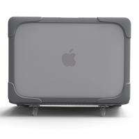 Macbook Air 13 A1932 2018-2019-2020 Şeffaf Standlı Koruyucu Kılıf