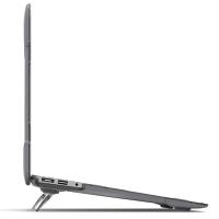 Macbook Air 13 A1932 2018-2019-2020 Şeffaf Standlı Koruyucu Kılıf