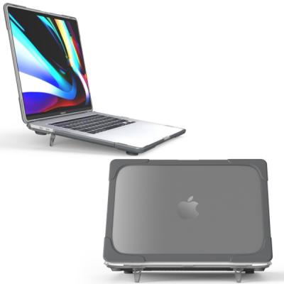 MacBook Pro 16 inç A2141 (2019) Şeffaf Standlı Koruyucu Kılıf