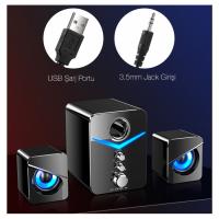 MC D221 Pro 2+1 Bluetooth Hoparlör Kablosuz Ev Sinema Sistemi