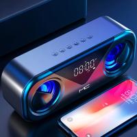 MC H9 Subwoofer SoundBar Saatli LED Bluetooth Speaker Hoparlör