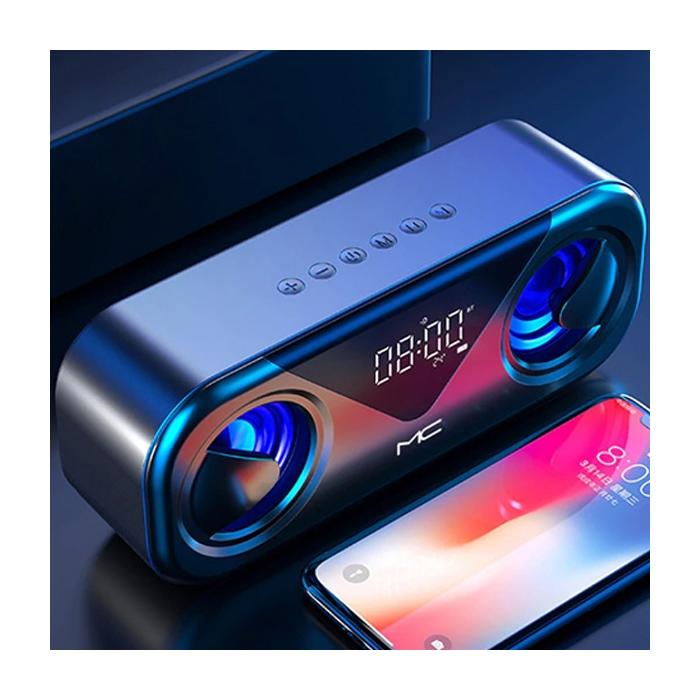 En Ucuz Mc H9 Subwoofer Soundbar Saatli Led Bluetooth Speaker Hoparlor 186 90 Tl Cepevi