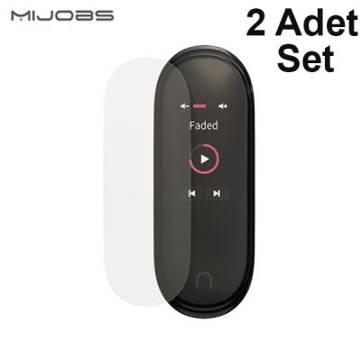 Mijobs Mi Band 4 Darbe Emici Ekran Koruyucu 2 Adet Set