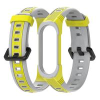 Mijobs Xiaomi Mi Band 4-5 için Çift Renkli Kayış Kordon