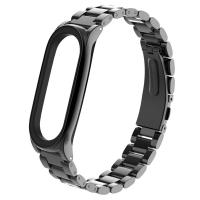 Mijobs Xiaomi Mi Band 4 Akıllı Saat 3 Bakla Çelik Kayış Kordon