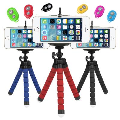 Mini Tripod Selfie Masa Üstü Standı + Bluetooth Kumanda