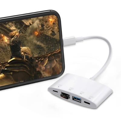 NK-1040 4in1 iPhone Lightning to USB Kamera Adaptörü
