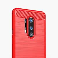 OnePlus 8 Pro Brushed Carbon Fiber Silikon Kılıf