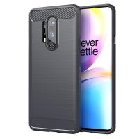 OnePlus 8 Pro Brushed Carbon Fiber Silikon Kılıf