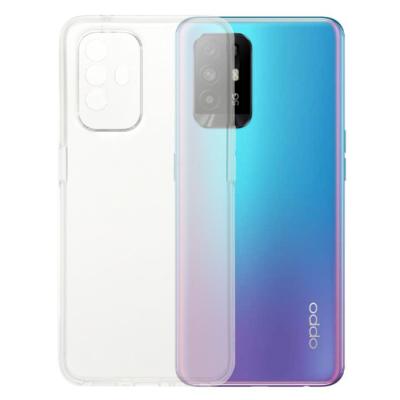 OPPO A95 5G Kılıf Kamera Korumalı Çok İnce Şeffaf Silikon Kılıf