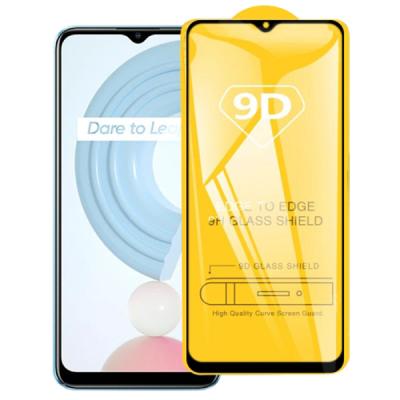 OPPO Realme C21 Full Glue-Tempered Kırılmaz Cam Ekran Koruyucu